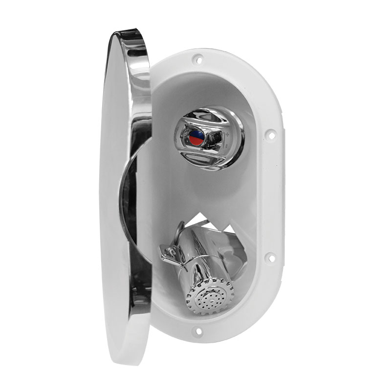 [54606] Case w/Chr.Shower, Mixer Tap, 3m Hose, w/Lid, Chrome image