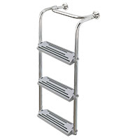 [55694] Foldable Bow Ladder, 3 steps, Inox 316, 90⁰- 180⁰, L735xW325mm image