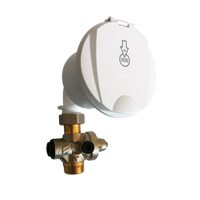 [58131] Case Fr,Water. Inlet,1,5-5 BAR, Elbow Conn. White image