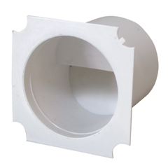 [70239] EVO Ventilator Connector, 80x80x70mm, White image