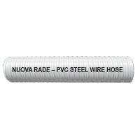 [97879] Liquid Discharge-Water Delivery Hose PVC, White, Steel Wire Reinforced, Ø15mm, 5/8'' image