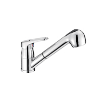 [99960] Faucet w/ Adjust. Flow Sprayer & Pull-Out Shower Tube 150cm image