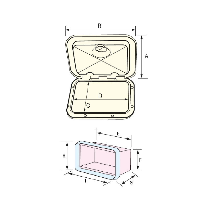 TOP LINE Storage Hatches (270 x 375mm)