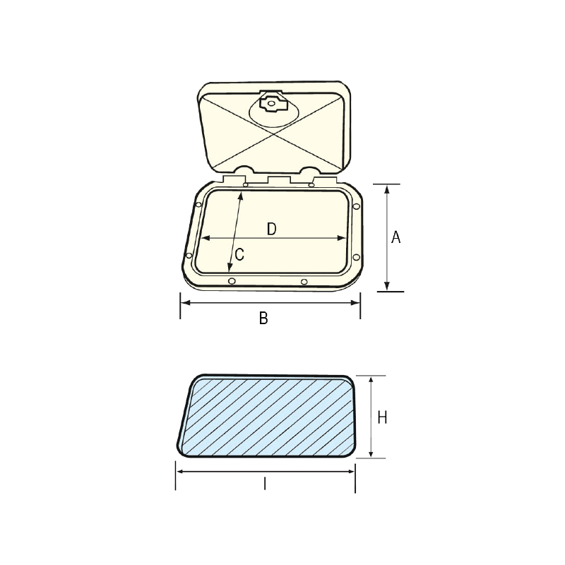 CLASSIC Deck Hatches (275 x 375mm)