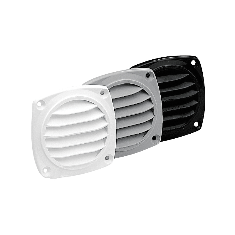 Grille d'aération carrée avec manchon Ø60 mm - NUOVA RADE